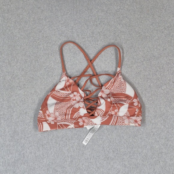 Victoria Sport Other - Victoria Sport Women Sports Bra Small Brown Floral Crossback Strappy Pullover